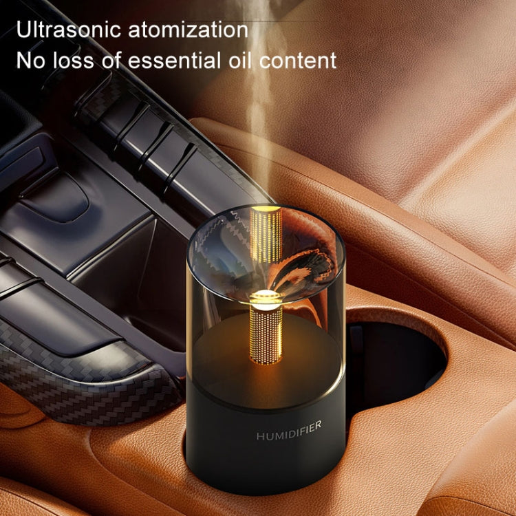 Candle Flame Aromatherapy Diffuser Automatic Scent Sprayer Mini Ambiance Candle Light Humidifier