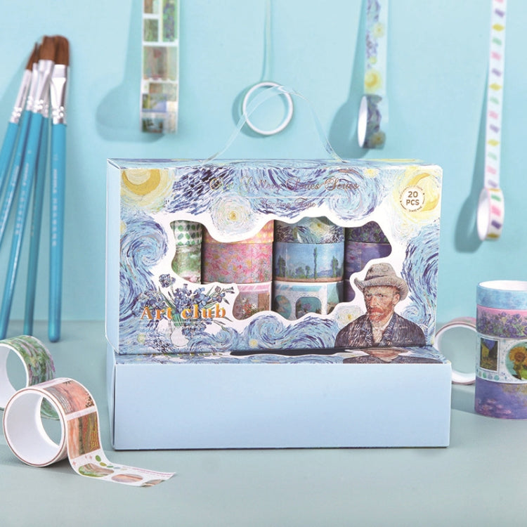 20rolls /Box Art Animals Flowers Washi Tape Set DIY Scrapbook Stickers