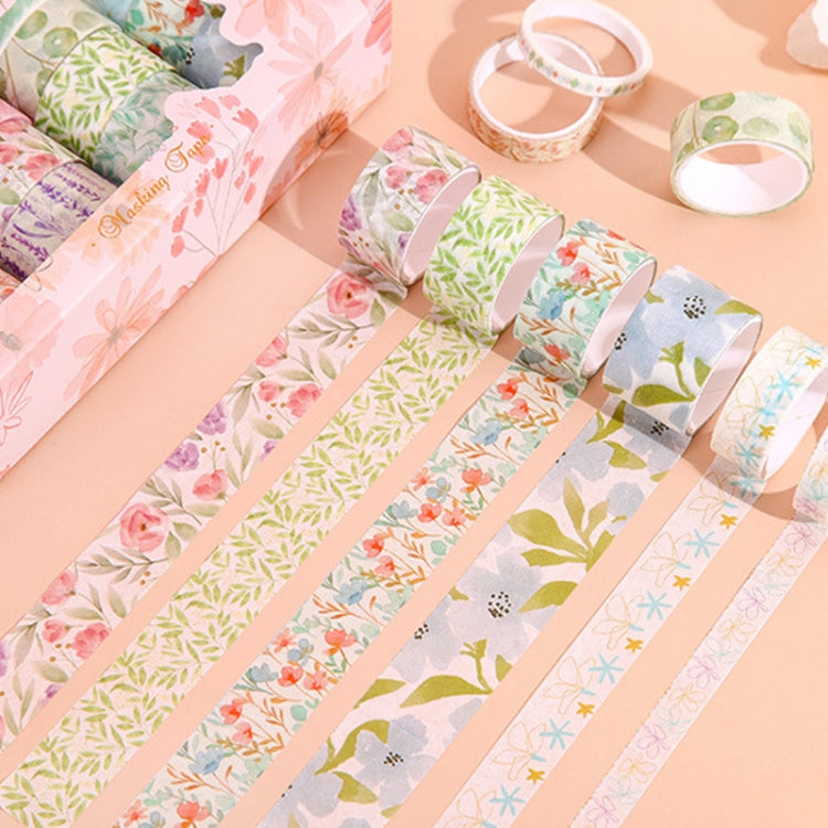 20rolls /Box Art Animals Flowers Washi Tape Set DIY Scrapbook Stickers