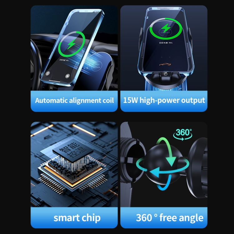 Car Air Outlet Smart Induction Wireless Charging Mobile Phone Holder