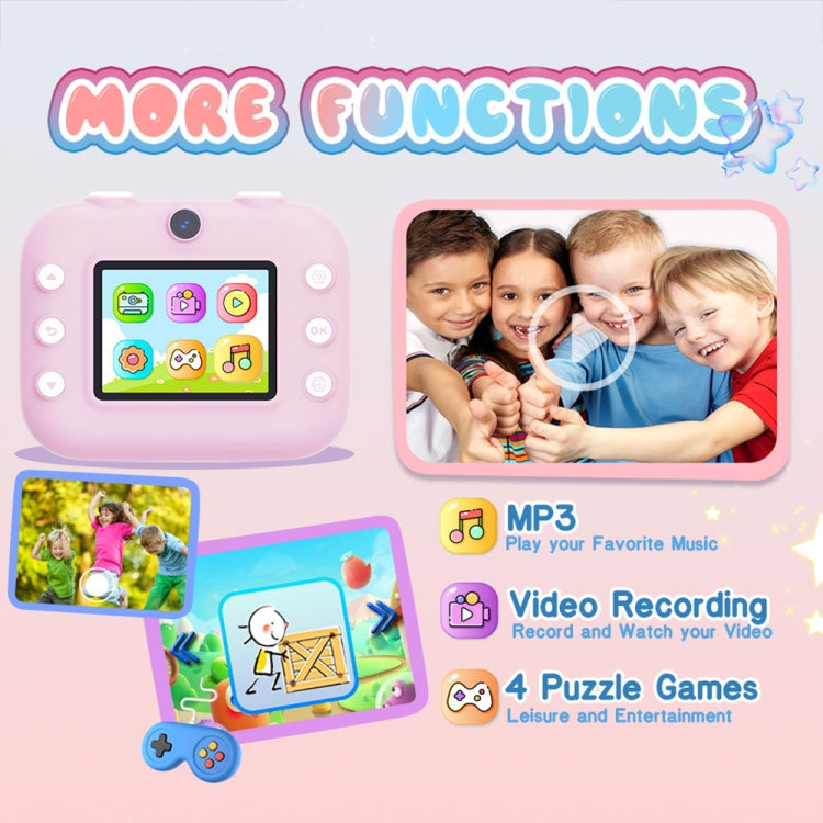 M8 2.4-Inch 1080P HD 2400W Pixel Dual-Camera Children Thermal Printing Camera