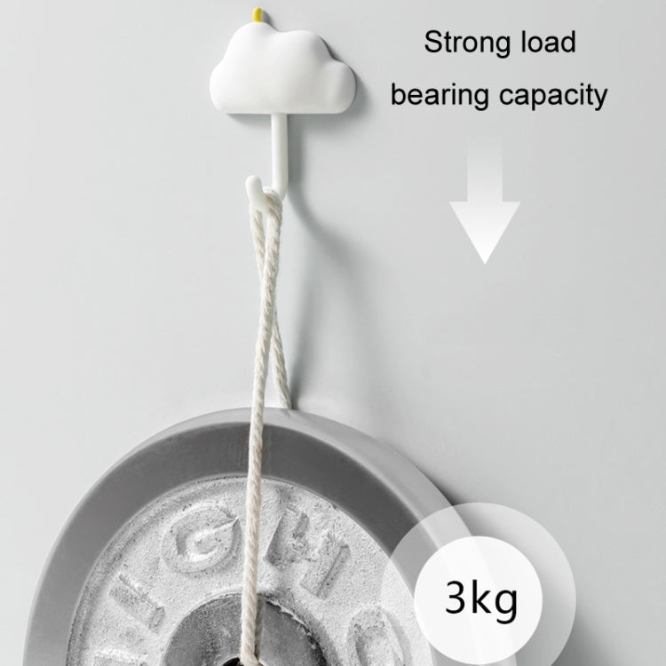 3pcs /Set Household Wall Hanging Hooks Dormitory Non-Marking Punch-Free Adhesive Hooks