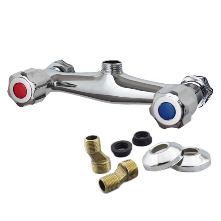 In-wall Dual Control Hot And Cold Water Faucet Bathroom Mixer Valve Shower Faucet