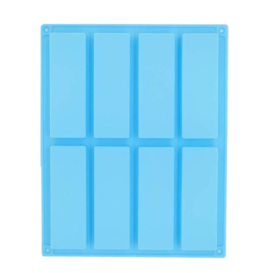 8 Grids Rectangular Silicone Handmade Soap Mould DIY Aromatherapy Mould