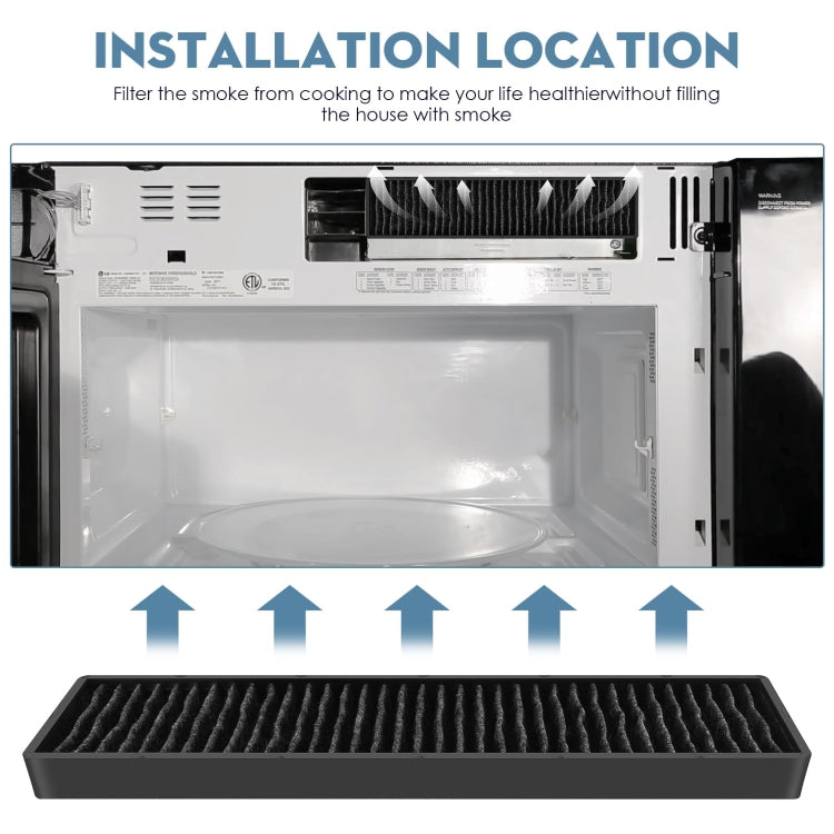 For LG Microwave 5230W1A003A Charcoal Filter Replacement, 5230W1A003A