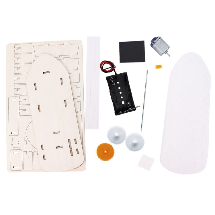 Children DIY Homemade Electrical Boat Model Science Classroom Experiment Material Kit