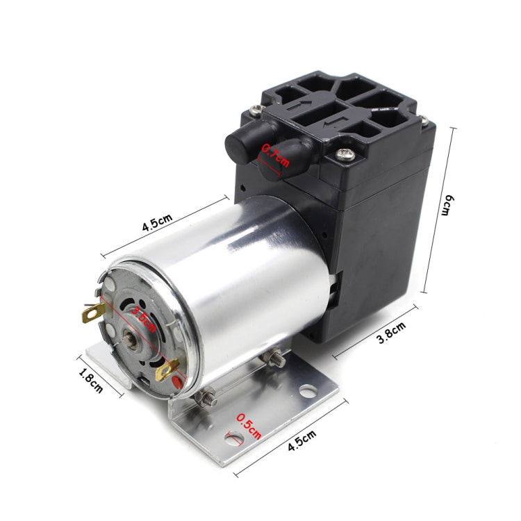12V 5L/Min 65-120kpa Negative Pressure Vacuum Pump With Stand