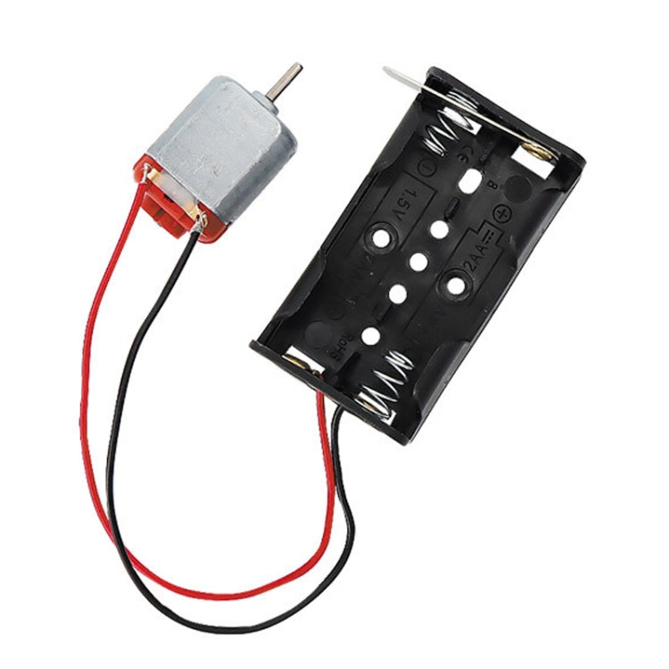 Kids DIY Homemade Electrical Fan Science Small Invention Fun Physics Circuit Experiment Material Kit