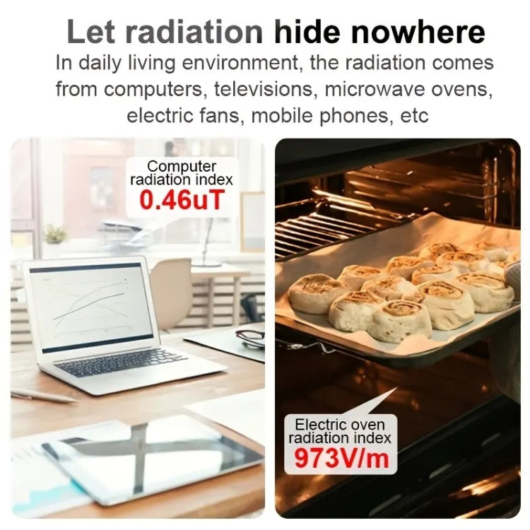 MESTEK  EMF01 Electromagnetic Radiation Detector Highly Sensitive 3-Axis Sensing Probe