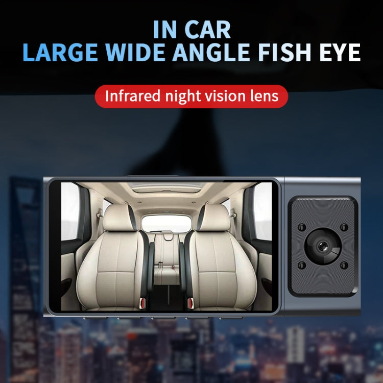 3 Camera Lens 3-inch IPS Screen WiFi Car Dash Cam 1080P Night Vision Dash Camera for Cars