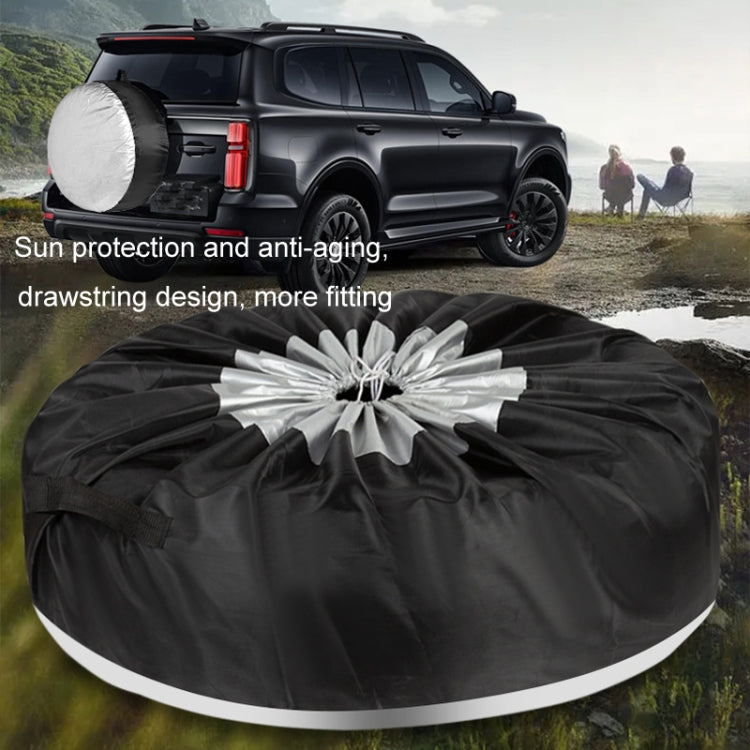 210D Oxford Cloth Car Waterproof Dirt-resistant Tire Protective Cover