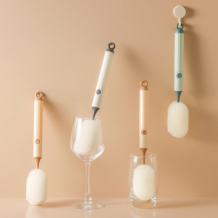 Removable Double Cleaning Cup Brush Sponge Long Handle Wine Glass Thermos Bottle Brush