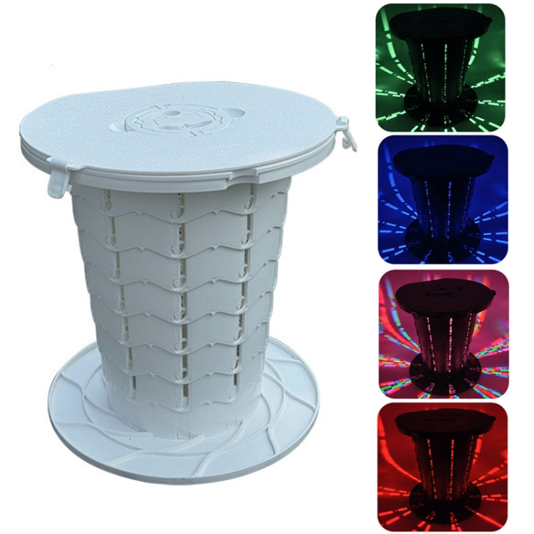 Retractable Portable Travel Toilet Collapsible Stool for Outdoors Fishing Camping