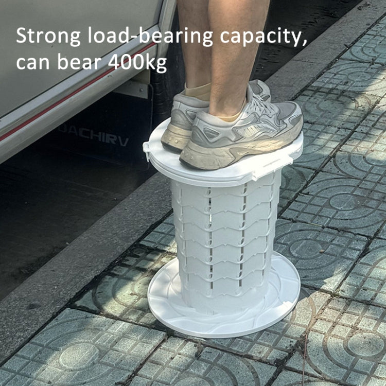 Retractable Portable Travel Toilet Collapsible Stool for Outdoors Fishing Camping