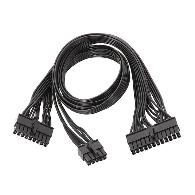For EVGA 10Pin / 18Pin To 24Pin Flat Cable Module Cable Graphics Card Block Cord