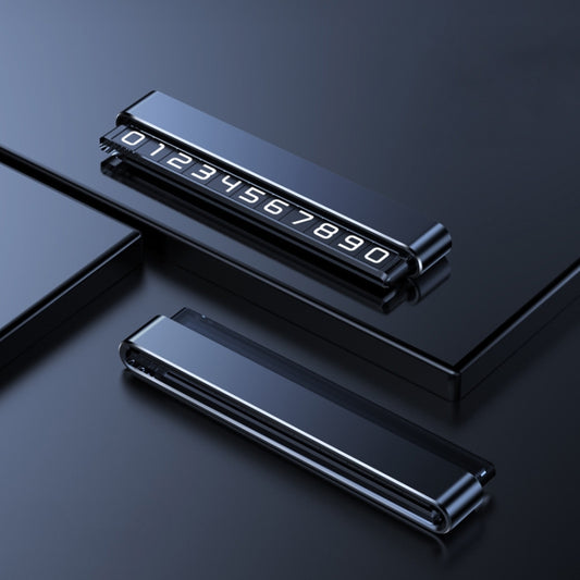 Metal Hidden Temporary Parking Number Plate Ornaments