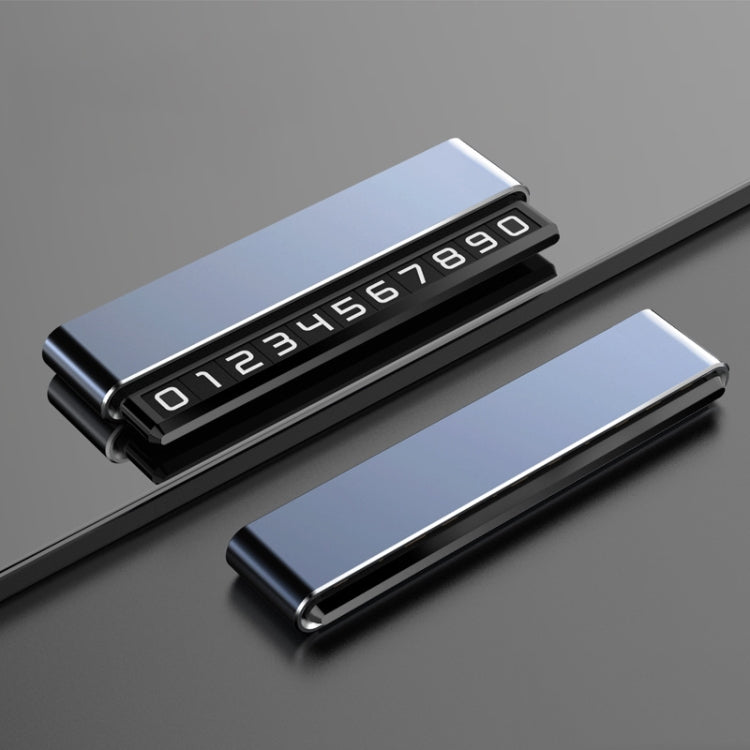 Metal Hidden Temporary Parking Number Plate Ornaments