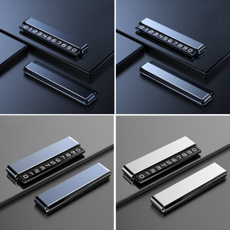 Metal Hidden Temporary Parking Number Plate Ornaments