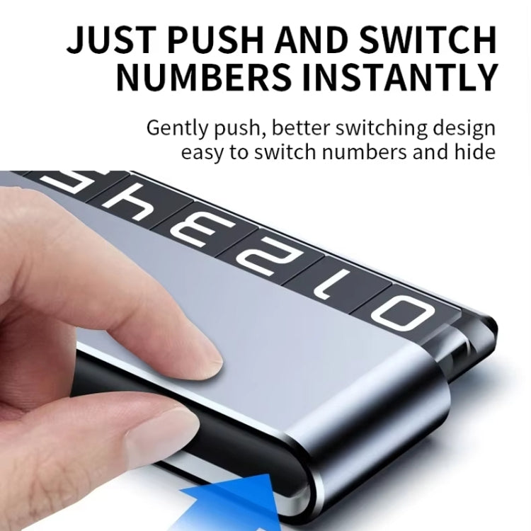 Metal Hidden Temporary Parking Number Plate Ornaments