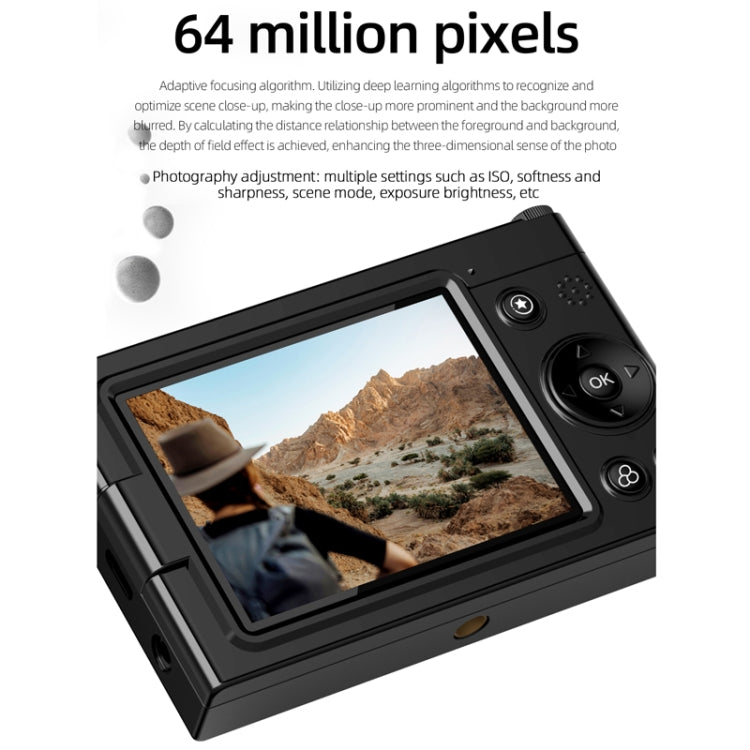 High-Definition CCD Digital Camera 64 Million WiFi Card Camera