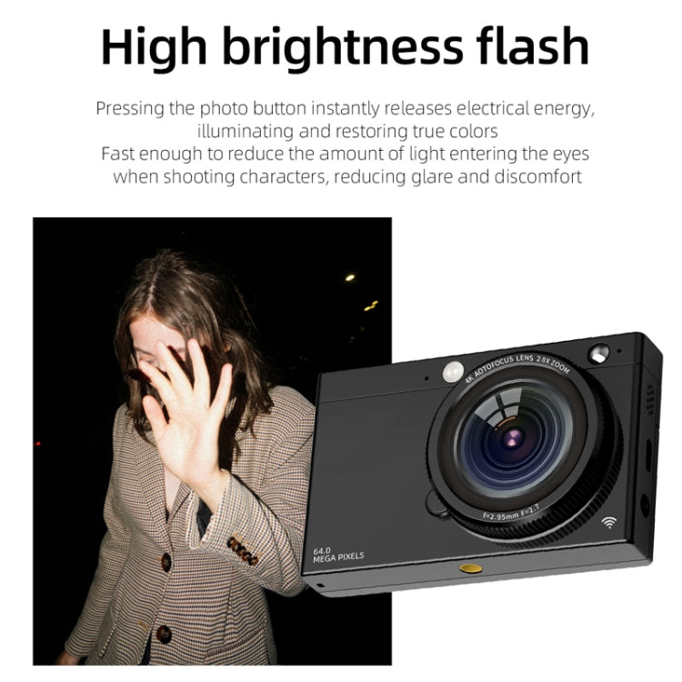 High-Definition CCD Digital Camera 64 Million WiFi Card Camera