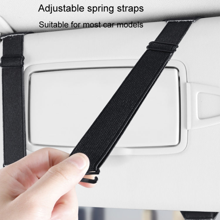 Multi-functional Car Sunshade Sunglasses ID Ticket Storage Bag Car Sun Visor Eyeglasses Case