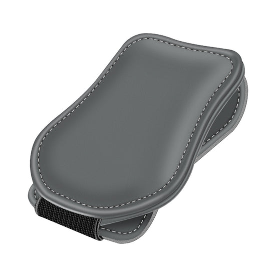 Car Eyeglasses Clip Car Leather Magnetic Closure Sunglasses Storage Bag
