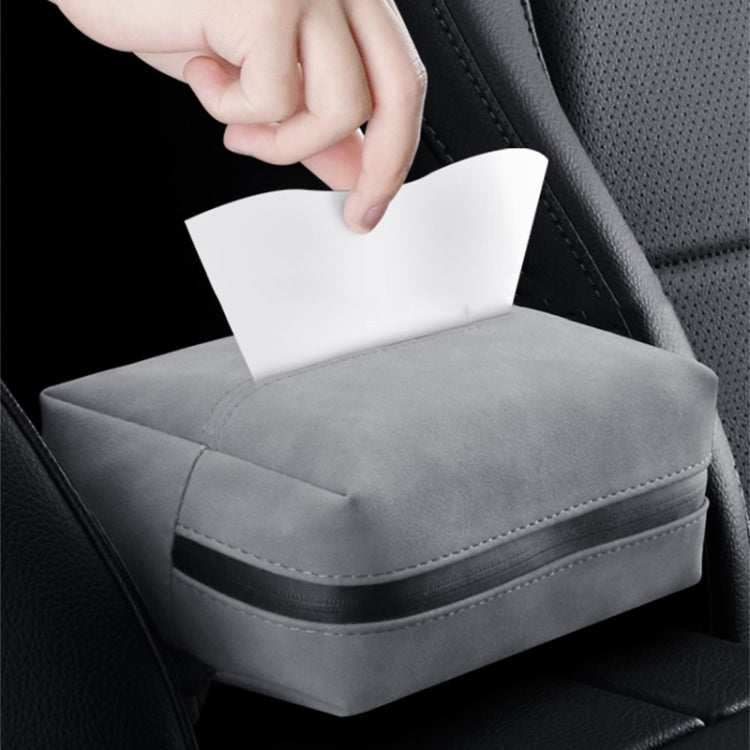 Car Armrest Box Tissue Box Car Sun Visor Seat Back Hanging Tissue Storage Bag