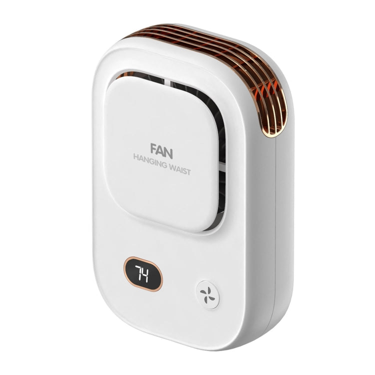 HX-150A Outdoor Digital Display Silent USB Charging Bladeless Waist Hanging Neck Fan