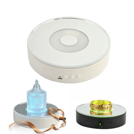 15cm Spinning Display Stand with Gradient Color Lights for Glass Art