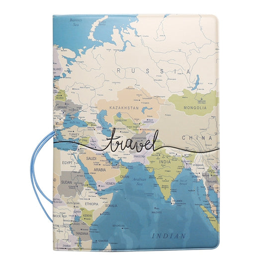 3D Map Passport Cover Travel Abroad Pass Ticket Holder