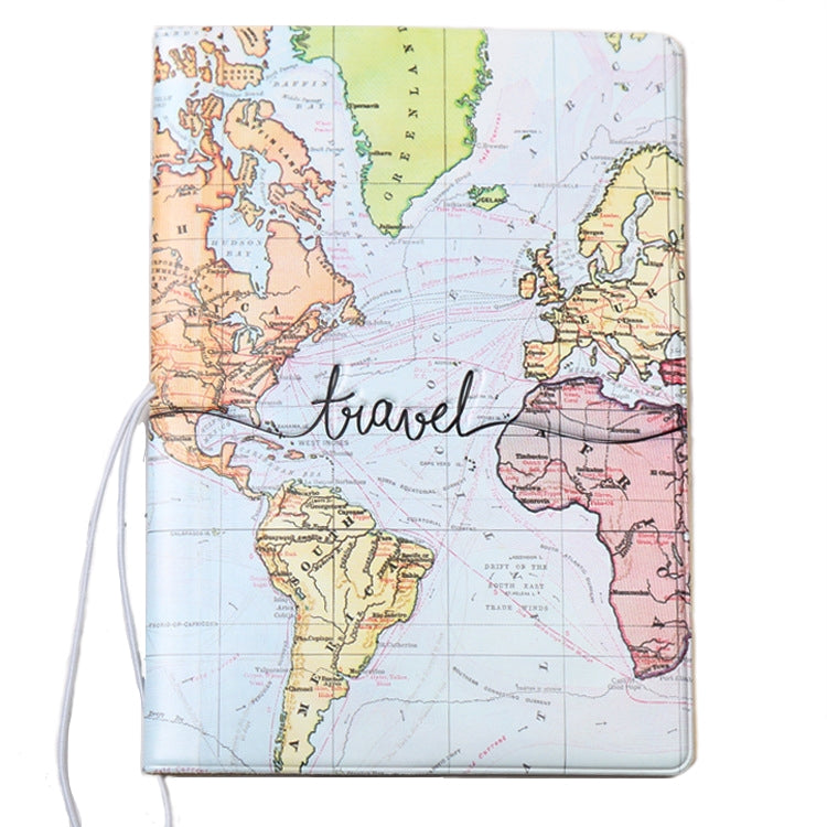 3D Map Passport Cover Travel Abroad Pass Ticket Holder
