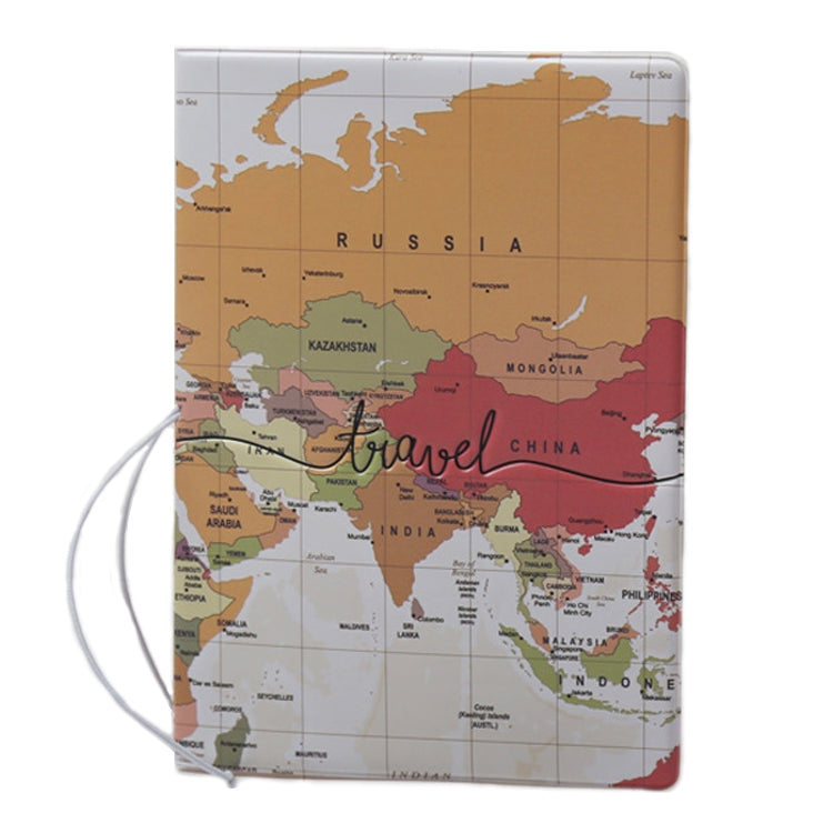 3D Map Passport Cover Travel Abroad Pass Ticket Holder