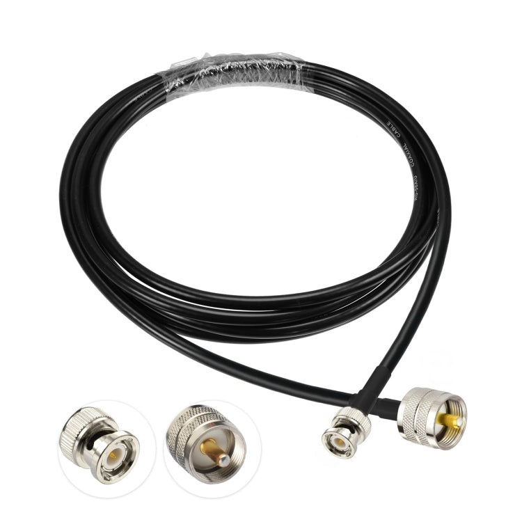 BNC Male To UHF Male RG58 Adapter Cable