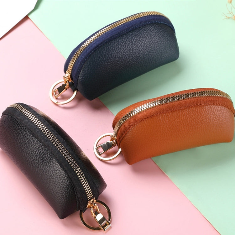 Mini Car Key Bag Large Capacity Soft Leather Coin Purse
