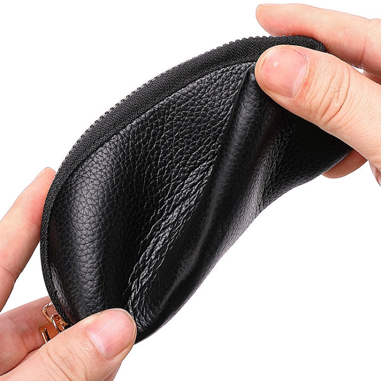 Mini Car Key Bag Large Capacity Soft Leather Coin Purse