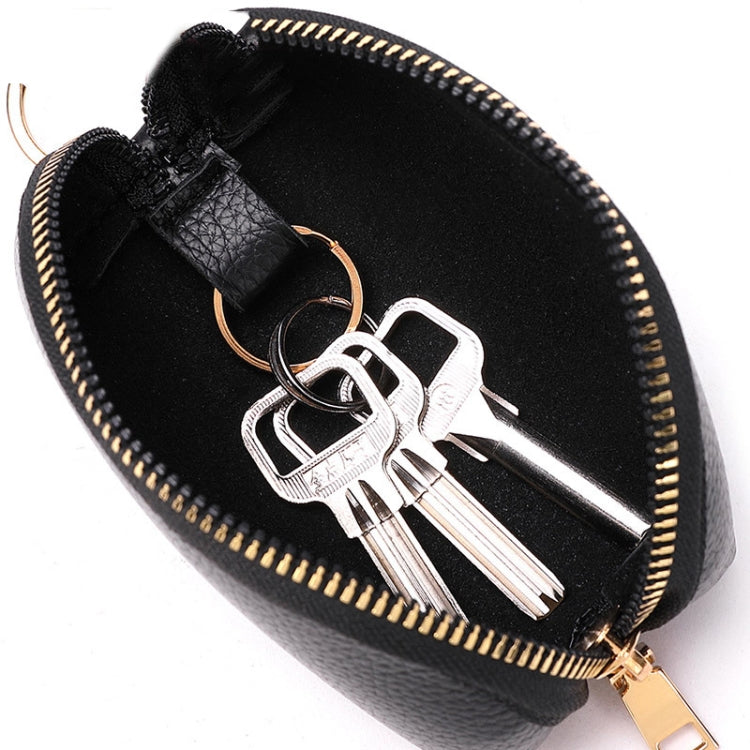 Mini Car Key Bag Large Capacity Soft Leather Coin Purse