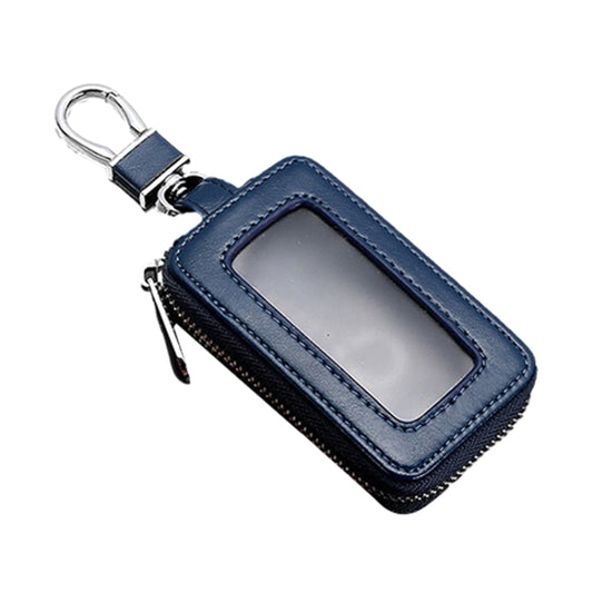 Car Remote Control Universal Visible Zipper Key Case