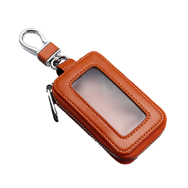 Car Remote Control Universal Visible Zipper Key Case