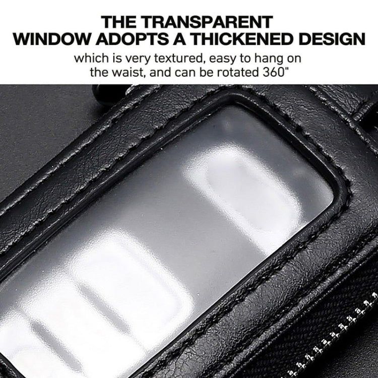 Car Remote Control Universal Visible Zipper Key Case
