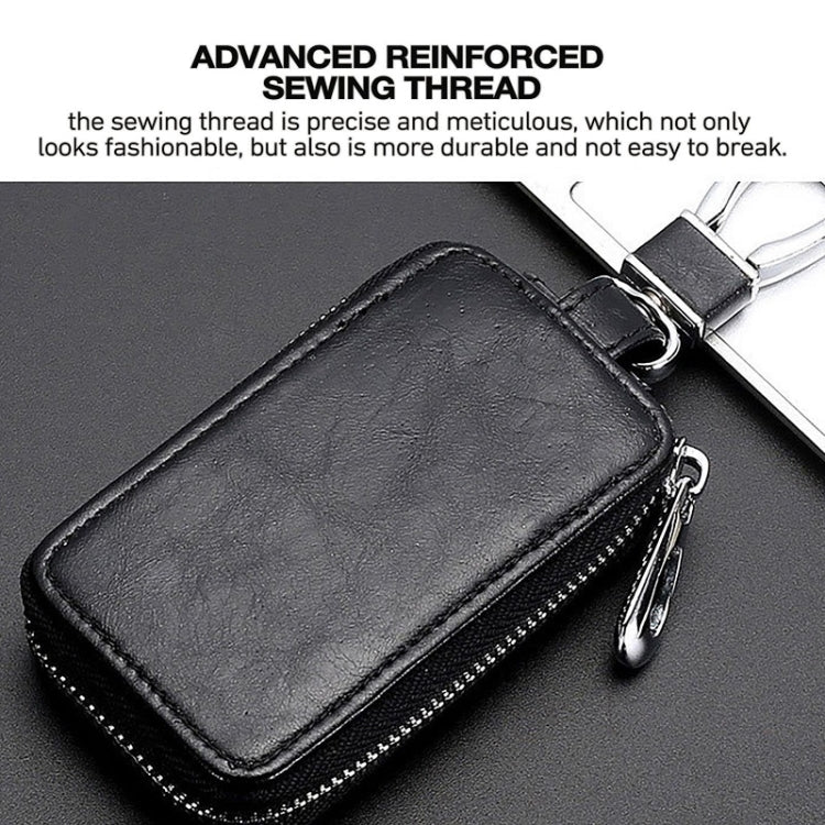 Car Remote Control Universal Visible Zipper Key Case