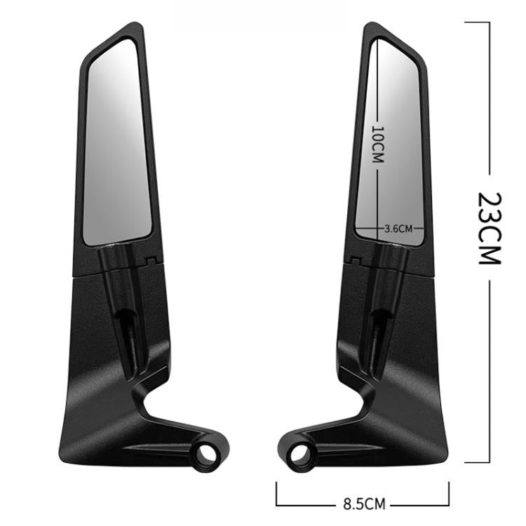 1pair Motorcycle Modification Accessories Invisible Wing Mirror Motorcycle Universal Adjustable Rearview Mirror