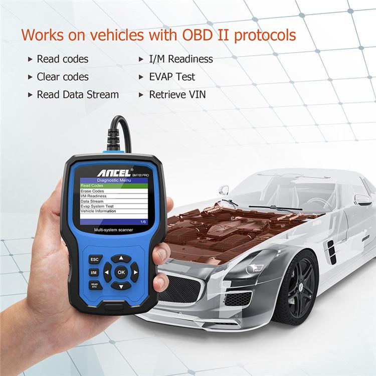 ANCEL BM700 Upgraded Version For BMW Full System Diagnostic OBDII Tester Maintenance And Resetting Repair Tools