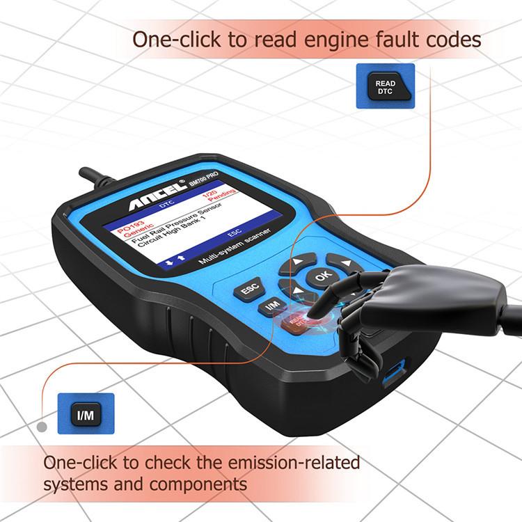 ANCEL BM700 Upgraded Version For BMW Full System Diagnostic OBDII Tester Maintenance And Resetting Repair Tools