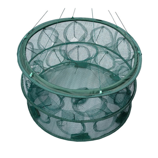 Automatic Folding Round Fishing Cage Hand Throwing Shrimp Fishing Net