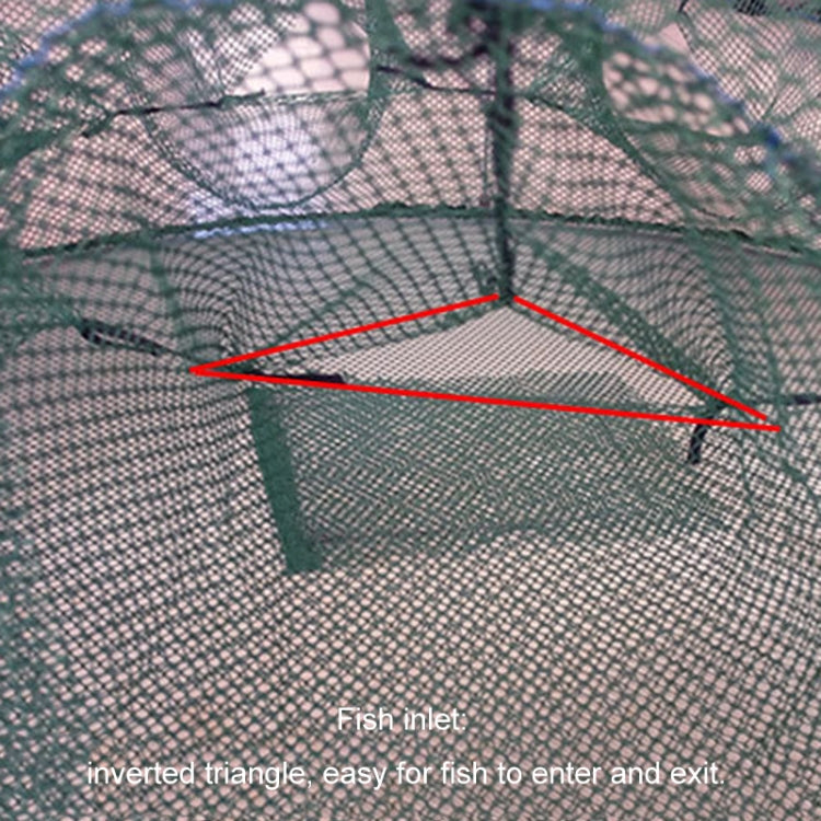 Automatic Folding Round Fishing Cage Hand Throwing Shrimp Fishing Net