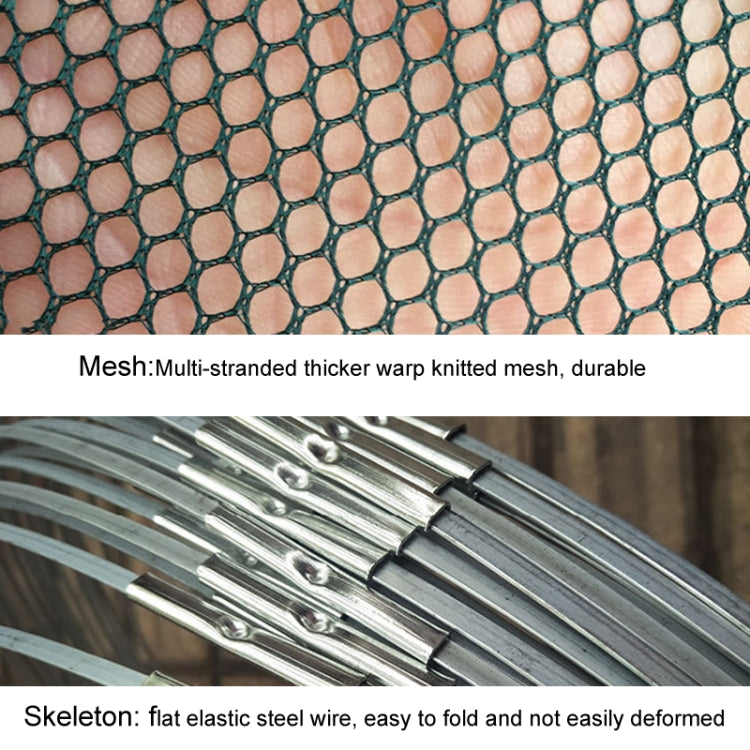 Automatic Folding Round Fishing Cage Hand Throwing Shrimp Fishing Net