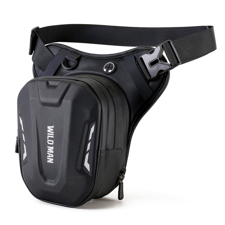 WILD MAN L1 3L Outdoor Motorcycle Riding Hard Shell Waist Bag Sports Cross-body Bag