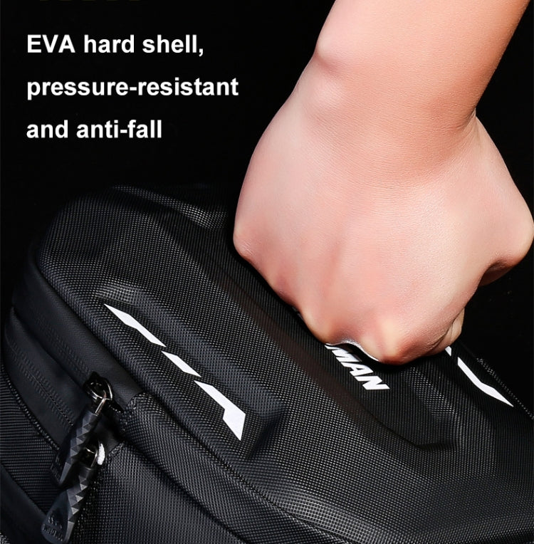 WILD MAN L1 3L Outdoor Motorcycle Riding Hard Shell Waist Bag Sports Cross-body Bag