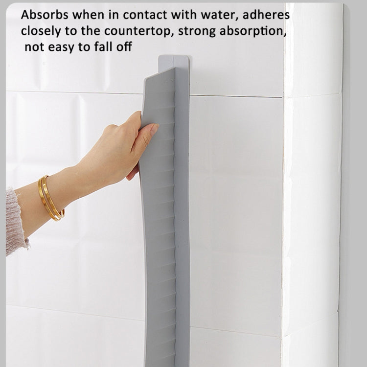 Silicone Kitchen Sink Splash Guard Countertop Water Blocking Splashback